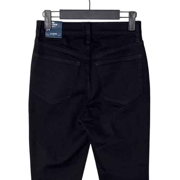 NWT J. Crew Flare Crop Black Jean in All-Day Stretch Size 24 - Picture 13 of 15